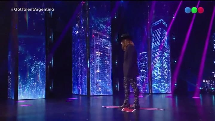 El participante de Got Talent Argentina cantó Bon Jovi y quedó fuera de competencia