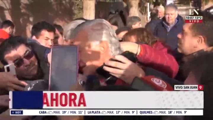 José Luis Gioja: 'Hace falta buenos pilotos de tormenta'