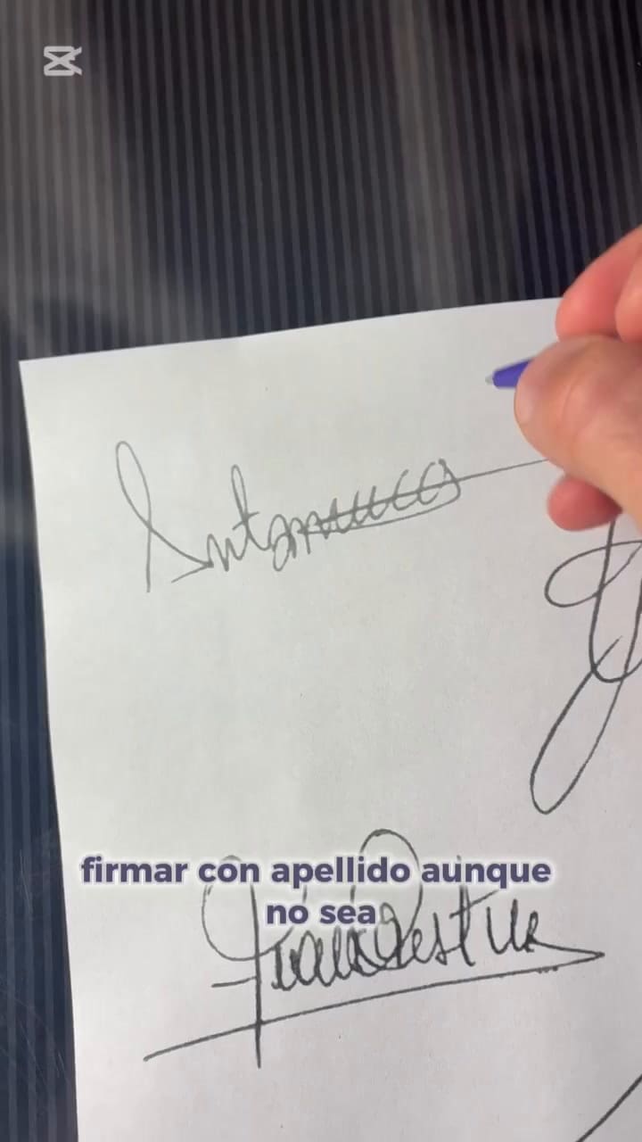 ¿Qué significa firmar con nombre, nombre y apellido, apellido, iniciales o apodo?