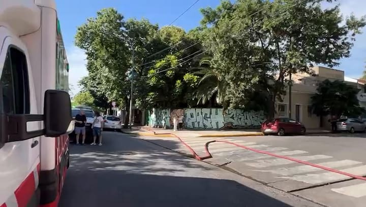 Incendio en Palermo