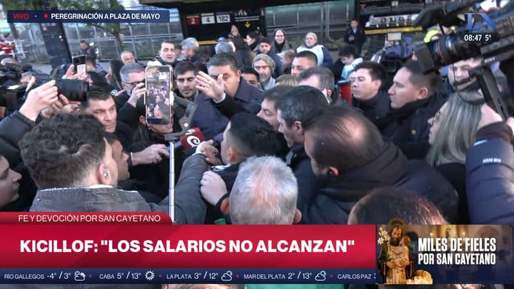 Kicillof: "Los salarios no alcanzan"