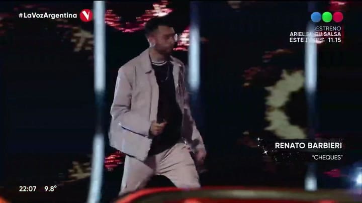 Marley bailó en La Voz Argentina