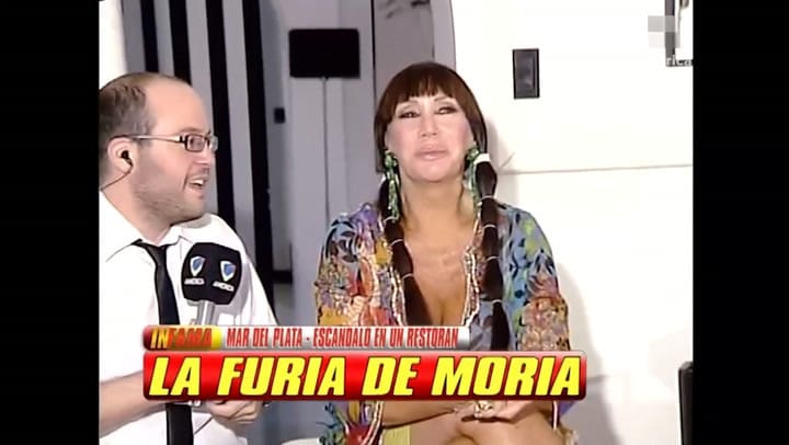 El día que Moria Casán desató un escándalo por la comida de un restaurante