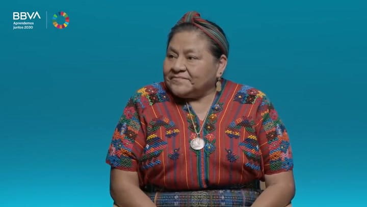 BBVA Aprendemos juntos Rigoberta Menchu
