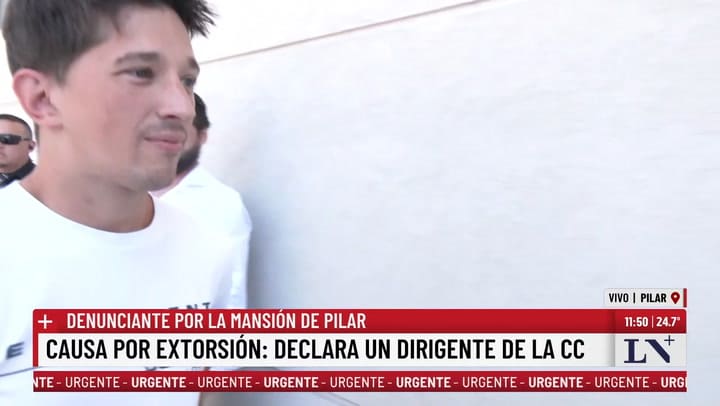 Las declaraciones de Matías Yofre en tribunales tras el allanamiento