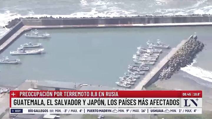Guatemala, El Salvador y Japon, los paises mas afectados por el terremoto en Rusia II