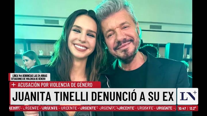 Juanita Tinelli denuncio a su ex por violencia de genero