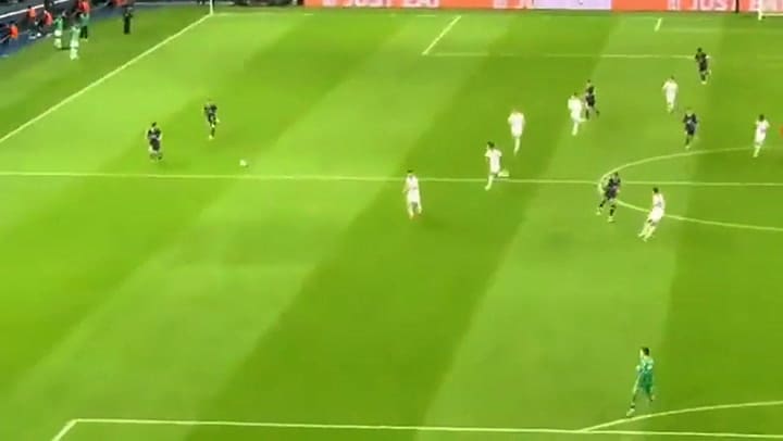 El gol de Messi y un seguimiento desde la altura