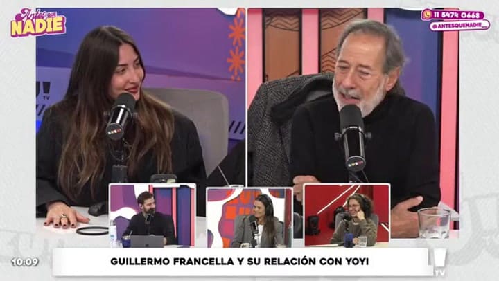 La emoción de Yoyi Francella ante las palabras de su padre Guillermo