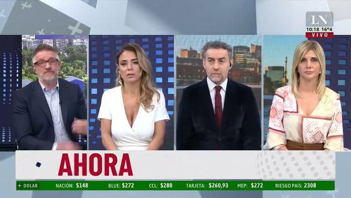 La indignción de Luis Novaresio con Juan Cabandié y Sergio Federovich: 'Está irrespirable'