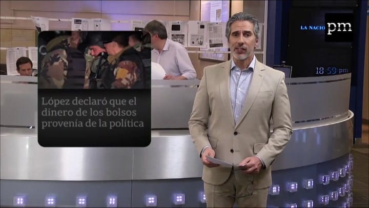 López declaró que el dinero de los bolsos provenía de la política