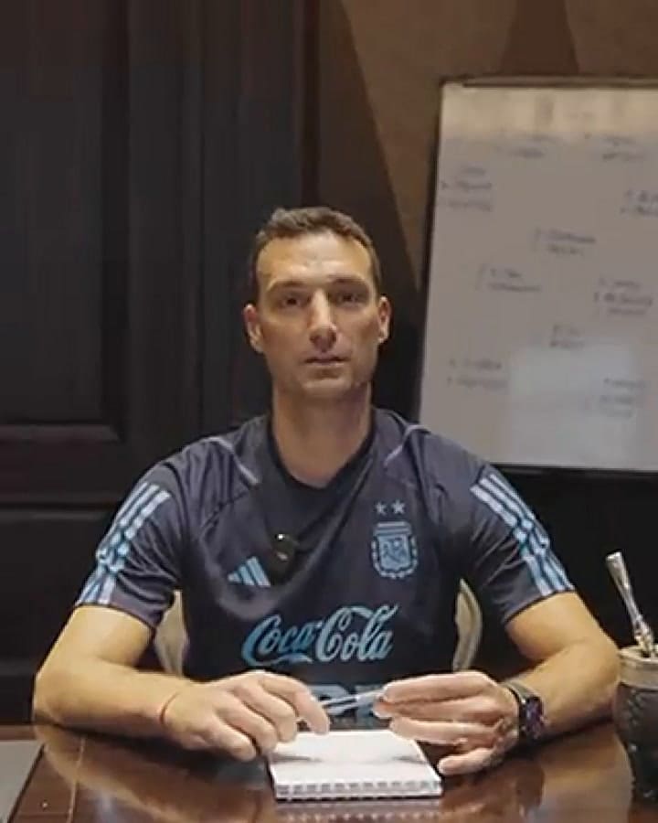 Lionel Scaloni anuncia los 26 convocados a través de las redes sociales