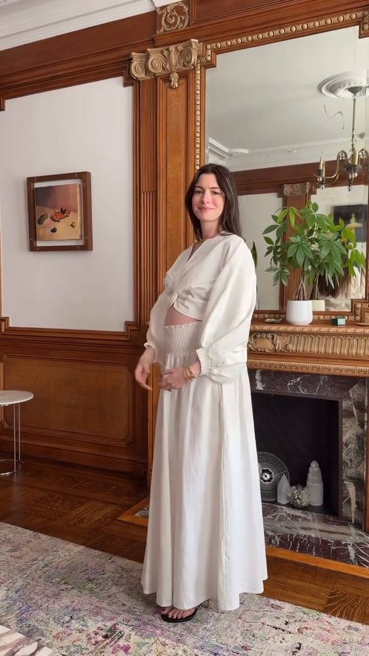 Anne Hathaway anunció que está embarazada