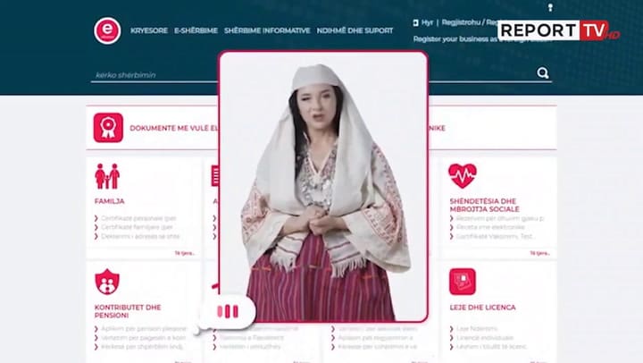 La asistente virtual Diella en Albania