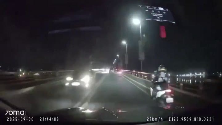 Así se vivió el terremoto en una autopista de Filipinas