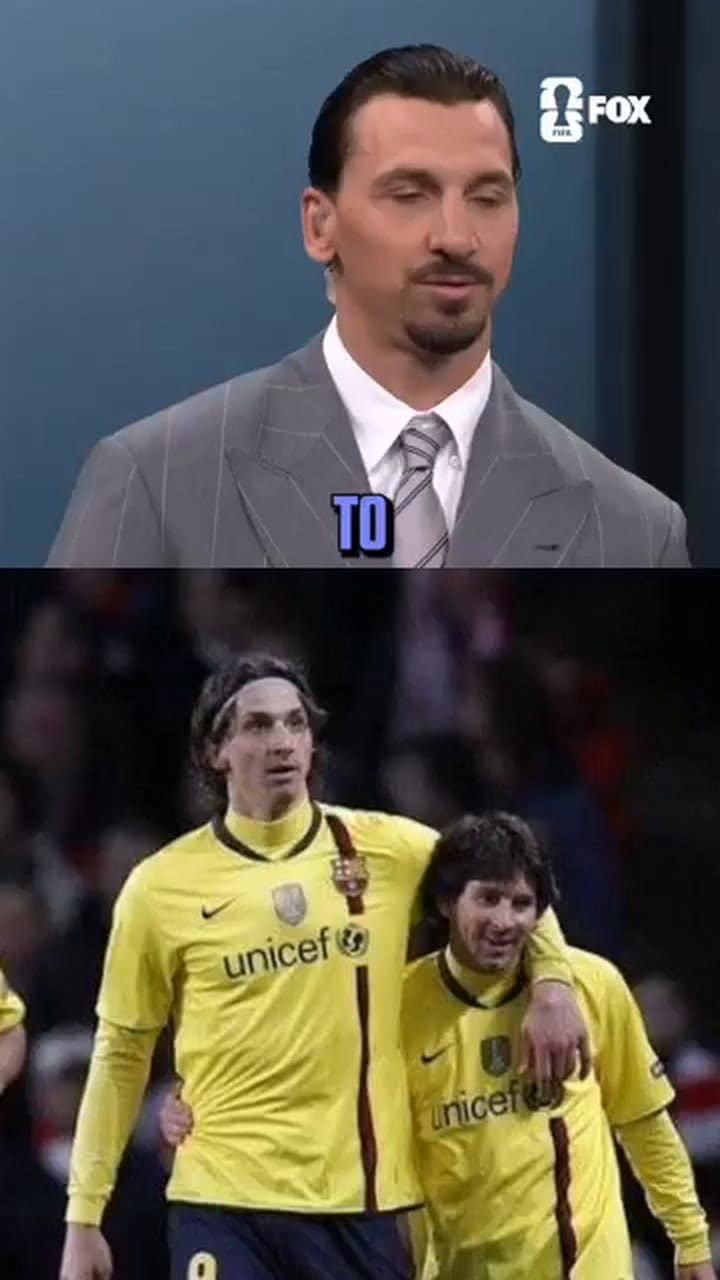 Zlatan Ibrahimovic elogió a Messi