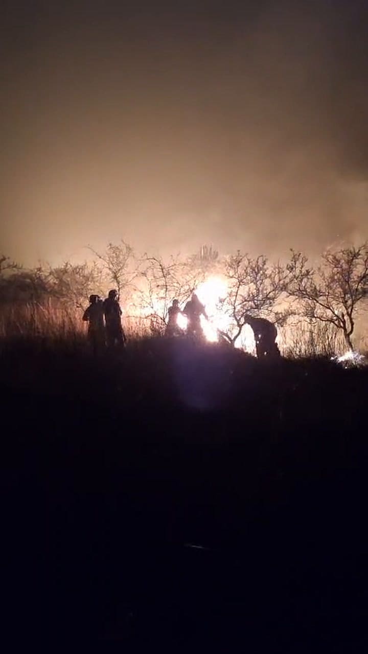 El fuego avanza sin control en Corrientes