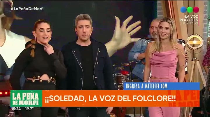 Soledad Pastorutti presentó a su hija Regina
