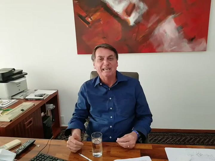 Jair Bolsonaro: 'Confío en la hidroxicloroquina' - Fuente: Facebook