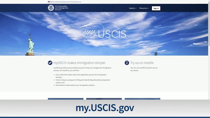 Cómo crear una cuenta de Uscis online