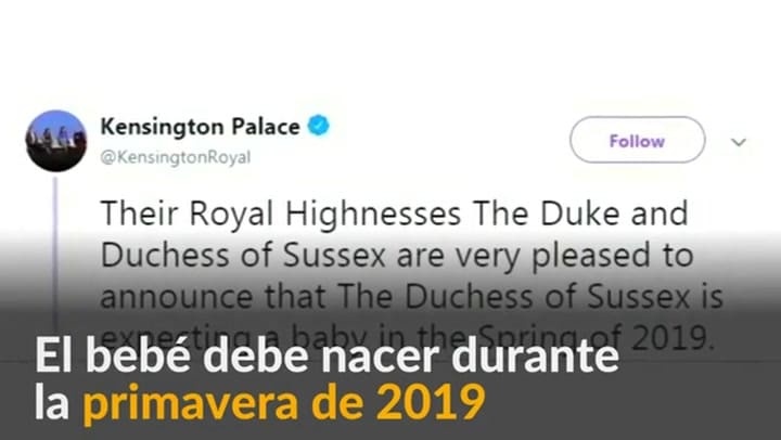 Príncipe Harry y Meghan anuncian su primer hijo - Fuente: Reuters