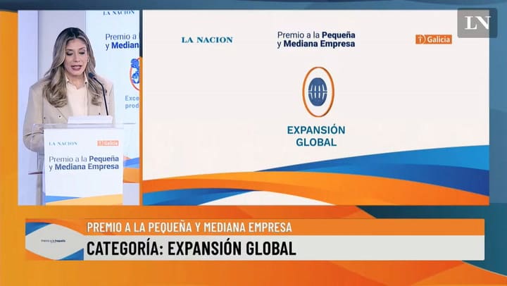 Premio a las Pymes; categoría: expansión global