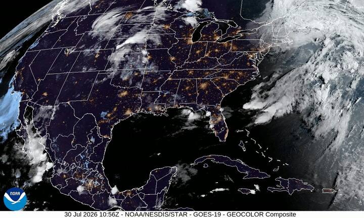 Satélite De La NOAA Hoy