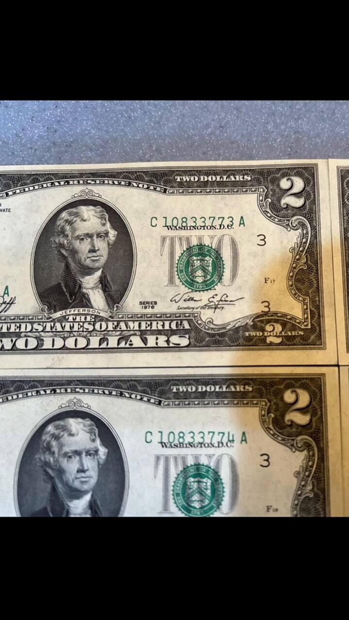 Billete De Dos Dólares