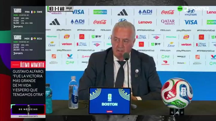 El testimonio de Gustavo Alfaro tras la clasificación con Alemania