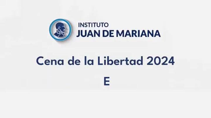 Ricardo Manuel Rojas, en un discurso de elogio a Milei en Madrid (junio de 2024)