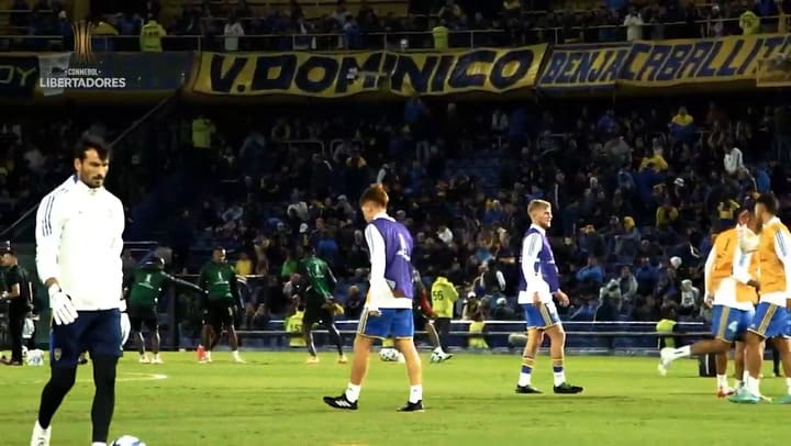 Valentín Barco en la Libertadores