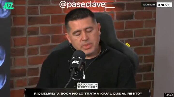 Juan Román Riquelme se refirió a Mauricio Macri