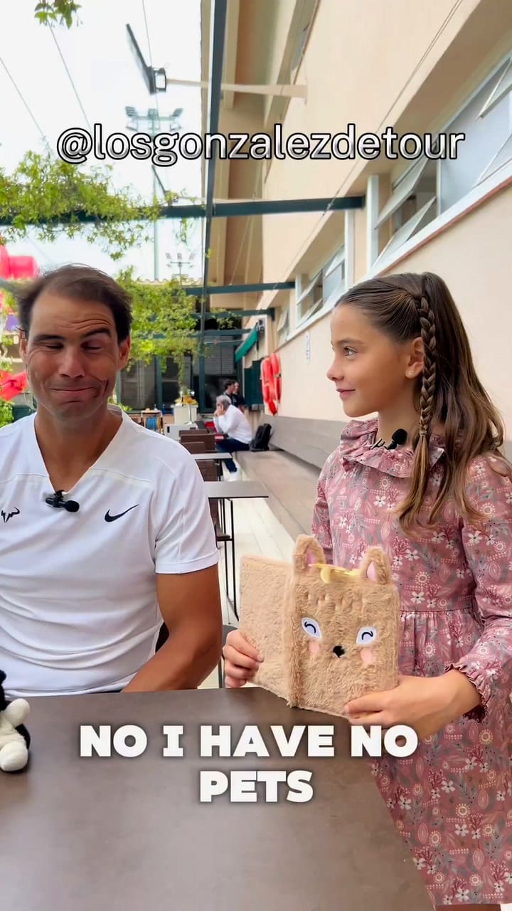 Nadal, mano a mano con Los González de Tour