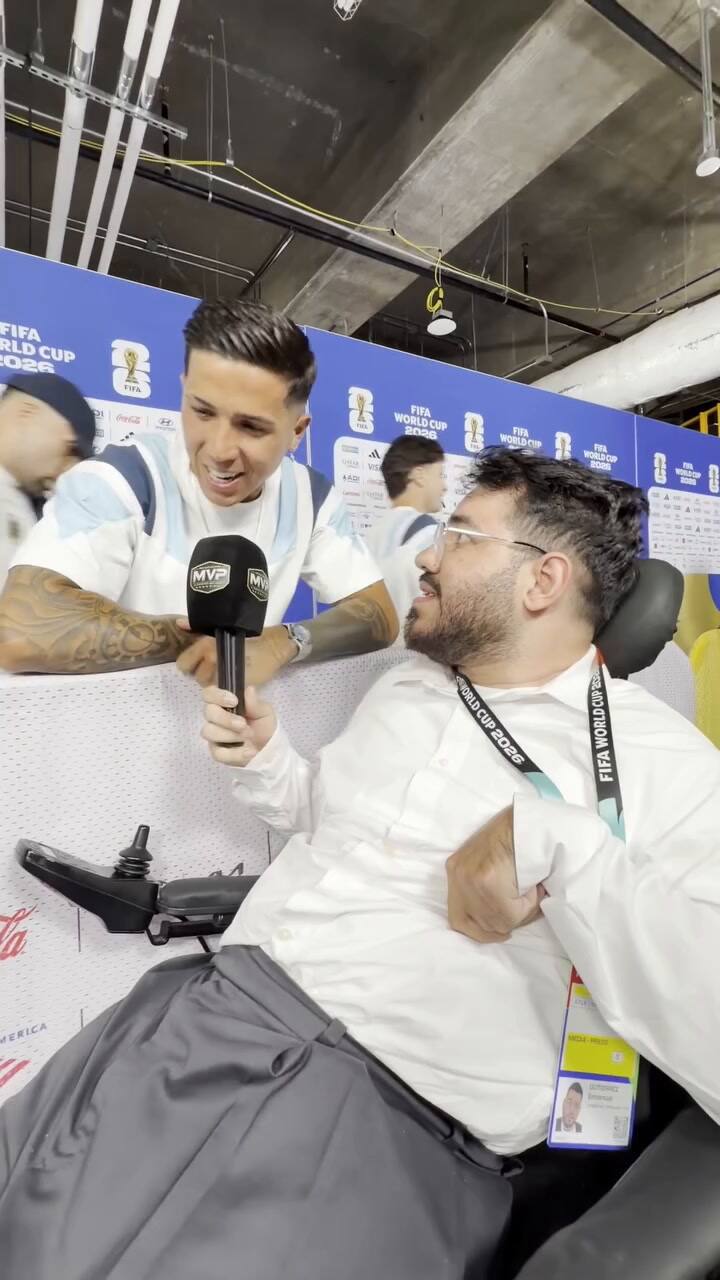 Sueño americano cumplido: es venezolano y pasó de no tener trabajo a entrevistar a Messi y Bellingham en el Mundial