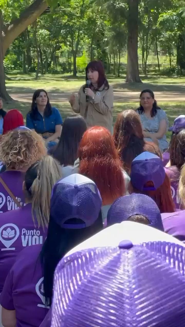 Cristina Kirchner en Moreno