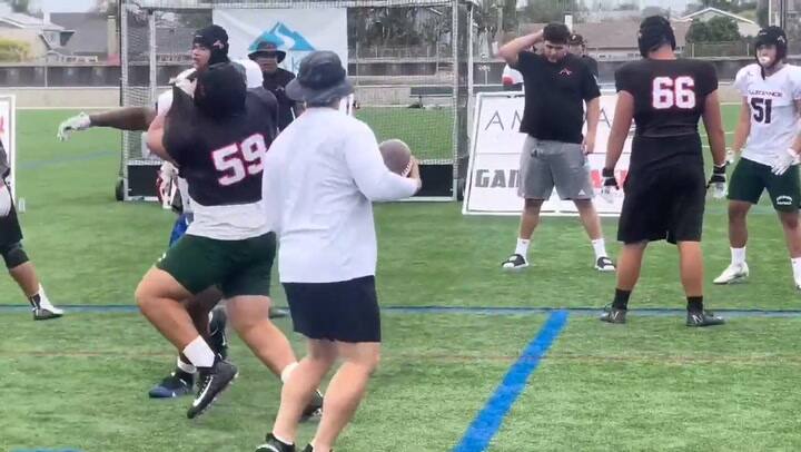 Tyler Parker en acción a sus 14 años