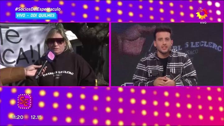 Claudia Valenzuela habló del entorno de L-Gante