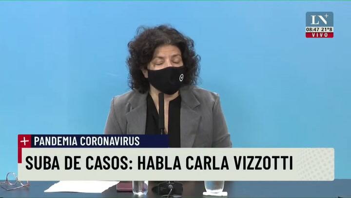 Vizzotti dijo que “la segunda ola es un hecho” y defendió las “medidas intensivas y transitorias”