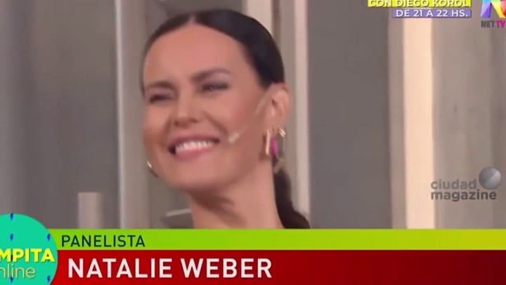 Natalie Webber visitó el programa de Pampita Online