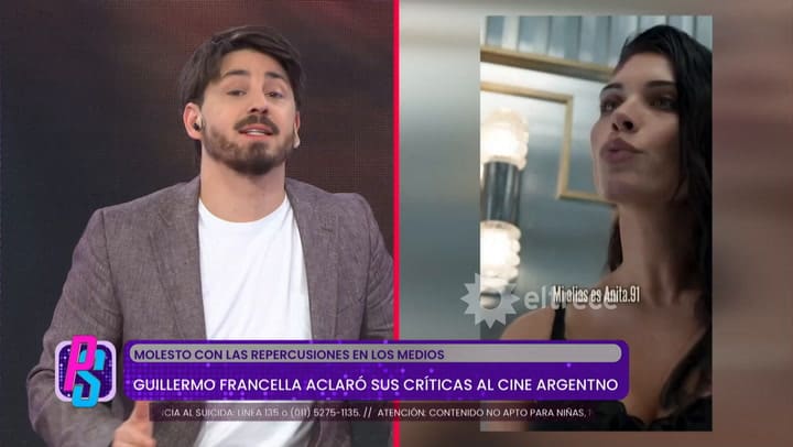 Guillermo Francella envió un mensaje a Julieta Prandi