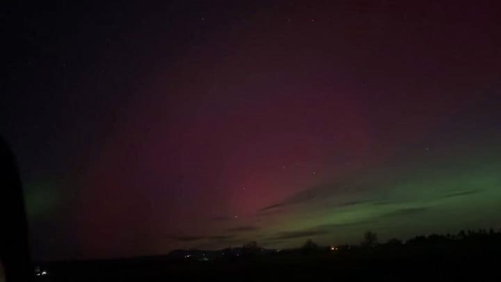 Así es como se ven las auroras boreales en EE.UU.