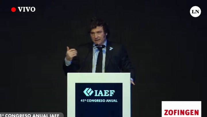 Milei: "Cualquier proyecto que manden desde el Congreso, que quieran romper la caja y hacer volar a este país por los aires, se los voy a vetar"