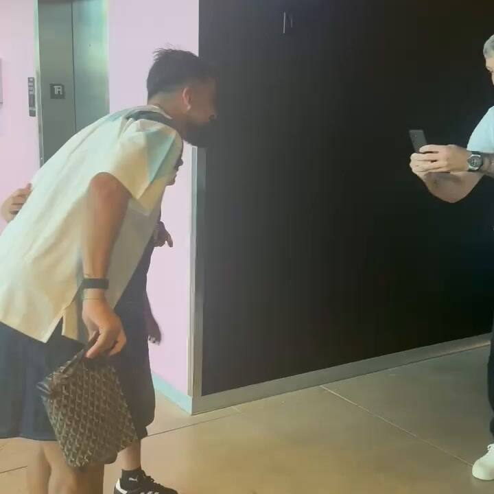 El video detrás de la foto de Martín Palermo con Lautaro Martínez