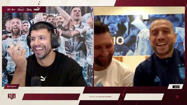 Papu Gómez estrenó su nuevo look junto al Kun y Messi