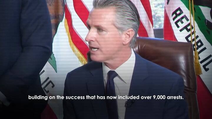 El gobierno de California informó la baja en las tasas de delitos