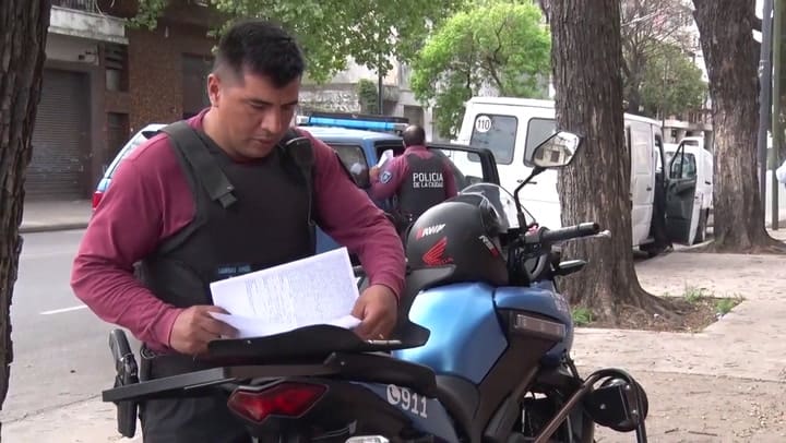 Detención de un pirata del asfalto