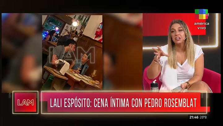 La primera foto de Lali y Pedro Rosemblat