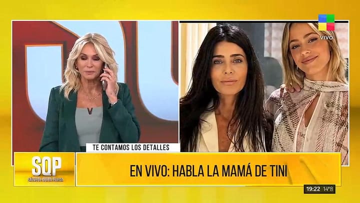 La mamá de Tini Stoessel llamo a Yanina Latorre al aire
