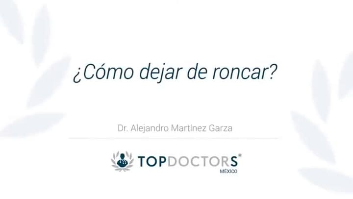 ¿Cómo dejar de roncar?