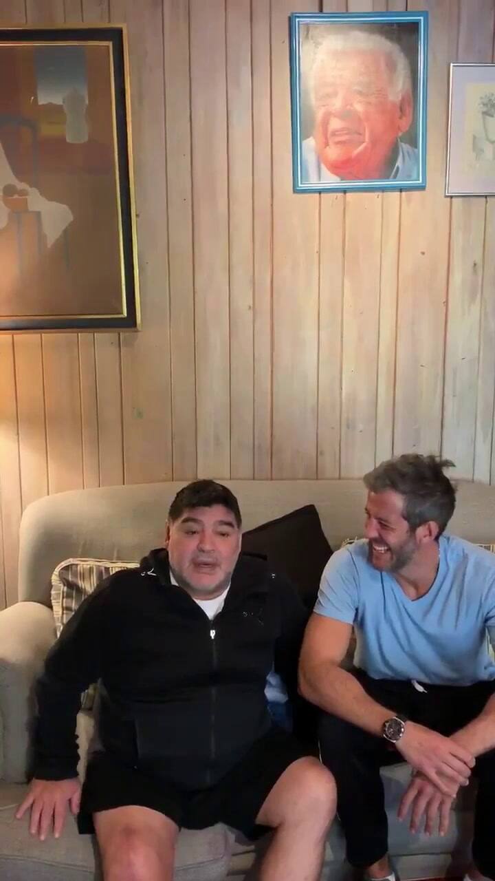 El mensaje de Diego Maradona por el interés de Gimnasia - Crédito: @MatiasMorlaAb